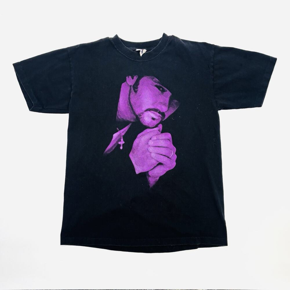 Tim McGraw T Shirt Mens L Black Double Sided Its Your Love 90s Tee Vintage